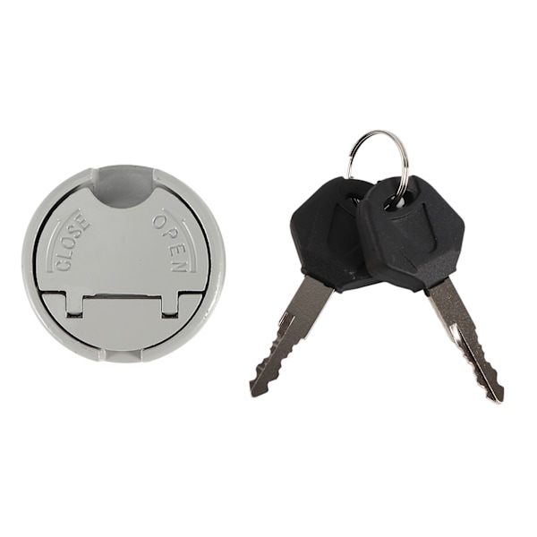 Gas Fuel Tank Cap Lock &amp; Keys for Scooter GY6 4‑Stroke 139QMB Fit for TAOTAO