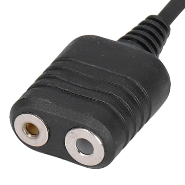 2 kpl Walkie Talkie -äänikaapeliadapteri Kuulokemikrofonisovitin UV‑9R Plus K -porttiin 2-napainen kuulokemikrofoni