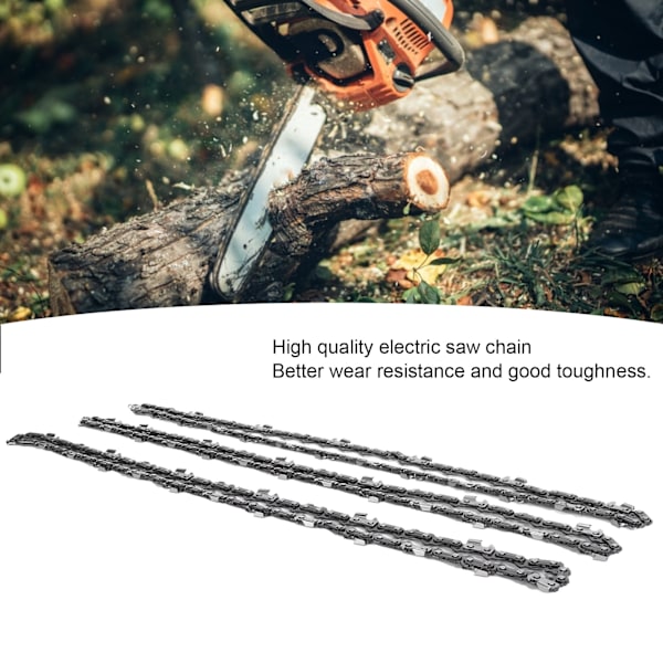 Halvmejseldesign Motorsågskedja För Stihl Ms170 Ms61 Ms180 Ms181, Korrosionsbeständig Bensindriven Elektrisk Sågkedja 3st, Hög Kvalitet Lätt Att