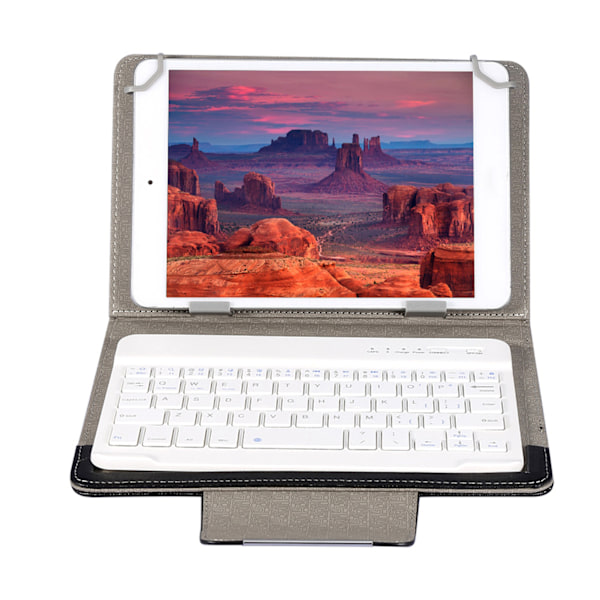 7'' Tablet Laptop Universal PU Beskyttende Etui Cover   Bluetooth Tastatur til Android IOsWIN