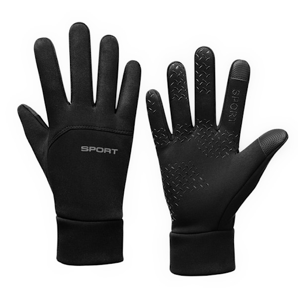 Professional police gloves. - Black