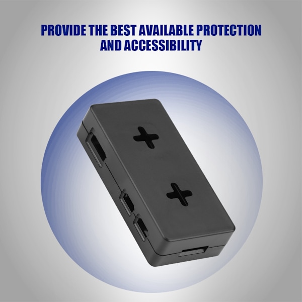 ABS Plast Kabinet Beskyttende Etui Cover Skal til Raspberry Pi Zero W / 1.3 (Sort)