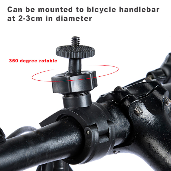 Innovativ Universell Cykelfäste, Erbjuder Sömlös Integration med Styrer 2-3cm i Diameter, Utrustad med 360 Graders Rotation för Fängslande Bilder