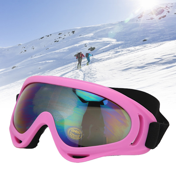 Barn Skid Snö Glasögon Pojkar Flickor Ögonskydd Glasögon AntiFog Dubbellager Lins Unisex Skidåkning Utrustning