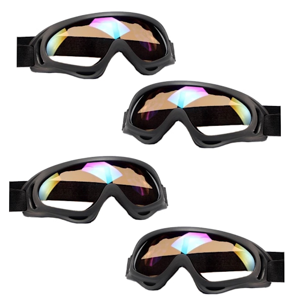 Mångsidiga sportglasögon, UV400-skydd, flexibel TPU-ram, förstärkta polykarbonatfiberlinser, idealiska för skidåkning, snowboard och motorcykel