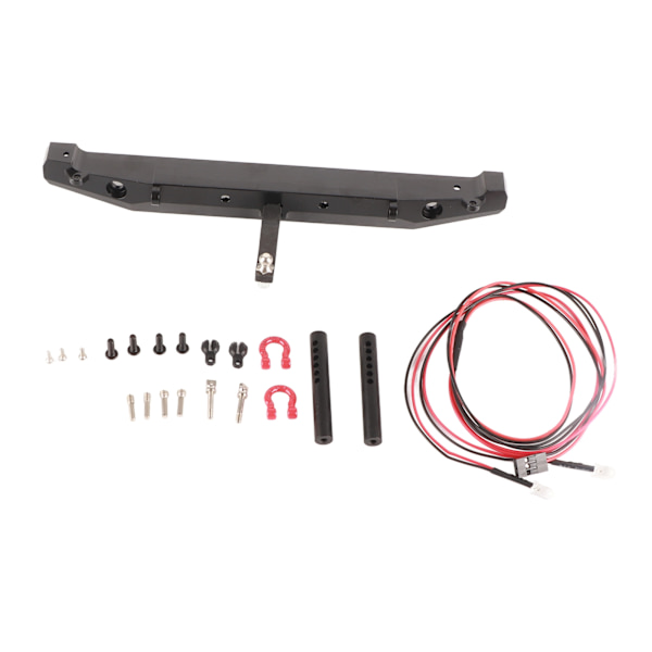 RC-mallin metalli takapuskuri LED-valoilla Traxxas TRX-4 SCX10II 90046 -auton osaan