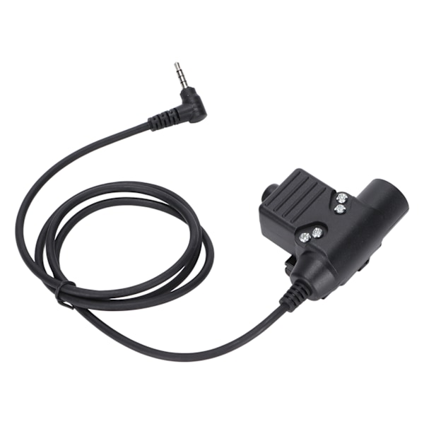 U94 PTT Headset System Adapter PU Træktråd Headset Militær Adapter til Yaese VX‑3R
