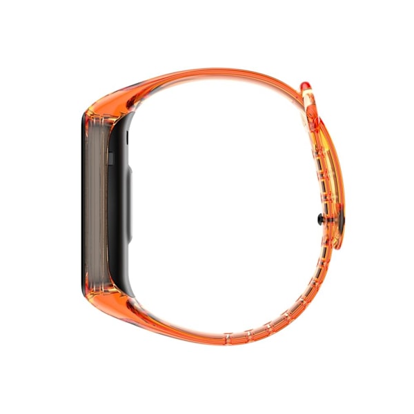 Reservearmbånd kompatibel med Samsung Galaxy Fit2 Myk klar TPU-farget armbånd