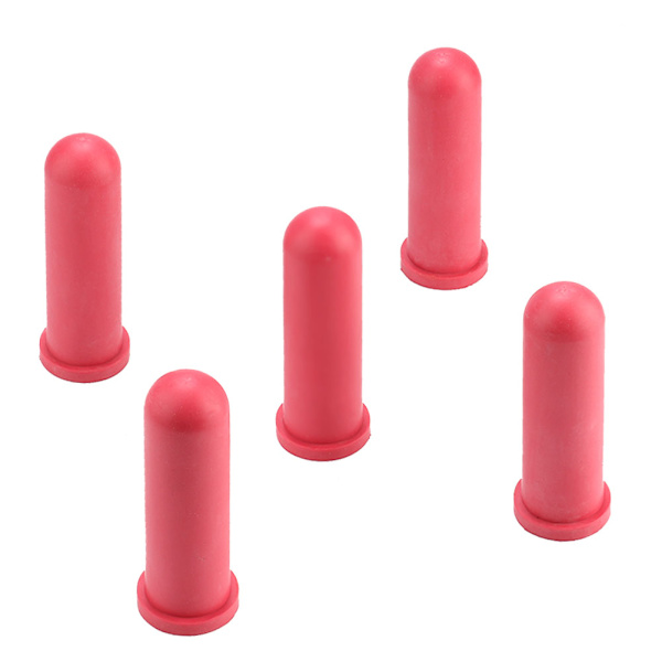 5 stk. Dyreforingsutstyr Liten Ku Kalv Melkesmokk 10 cm Lengde Gummi Melkedrikkesmokker
