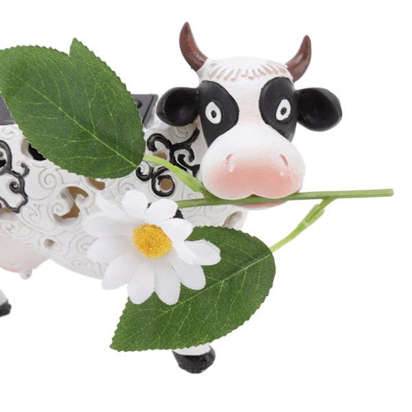 Daisy Ku Solcellelys Dyreformet Fargeskiftende LED Hage Solcellelampe Statuer for Terrasser Fortau