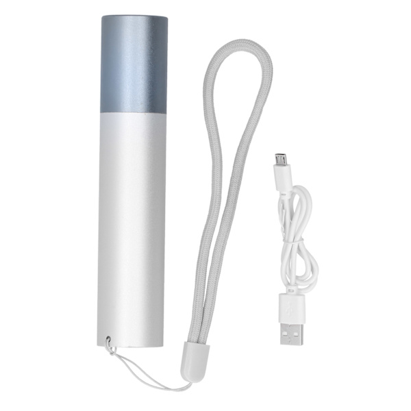 LED-taskulamppu, ladattava USB-taskulamppu, kannettava alumiininen taskulamppu