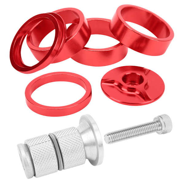 Lättviktig Design Headset Spacer, Utmärkt Prestanda För Din Mountainbike, Enkel Installation Gör Uppgraderingar Enkla