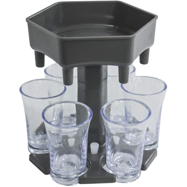 6 stk. glasbægre, shotglasbægre (akryl), 35 ml glas shotglas