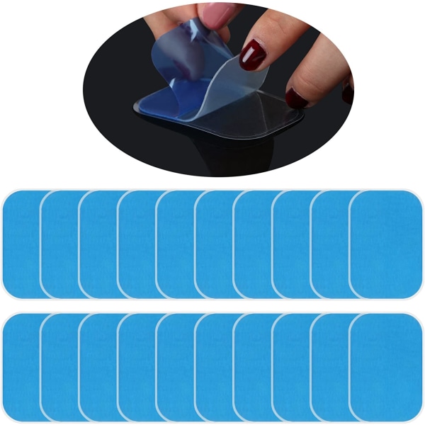 20x Gel Pads EMS Adhesive Pads for Abdominal Muscle Abs Trainer