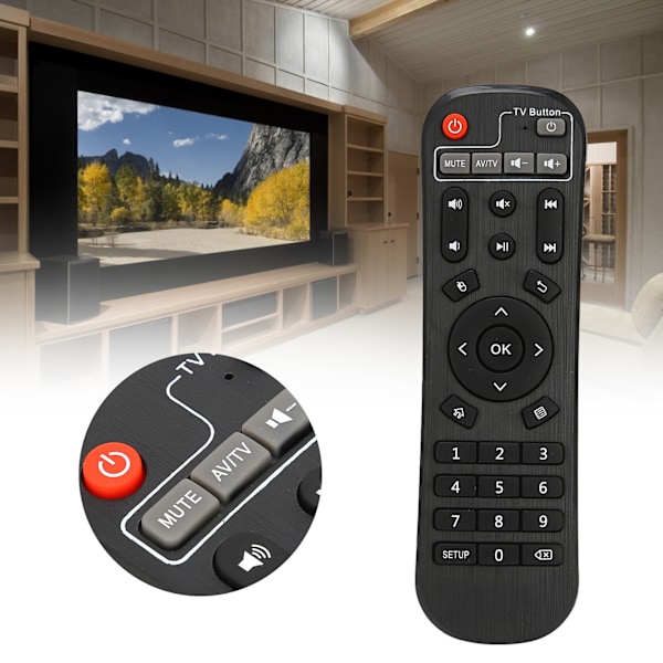 Kaukosäätimen Vaihto Television Ohjain Tarvike Osa Sopii AOK TV Boxille