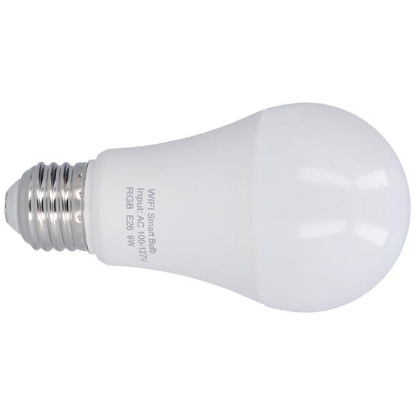 9W WIFI-älylamppu, äänikäyttöinen langaton kotitalous RGB