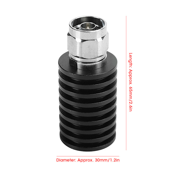 Dummy Load af Antenne DL-30A DC-1GHz 15W 50Ohm Koaksiale Afslutningsterminatorer 2-vejs Radio til Test (N-stik)
