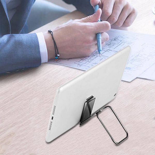 Telefonringhållare Finger Kickstand 360 graders rotation Mobiltelefon Bakre grepp Fällbar Mobiltelefonställ