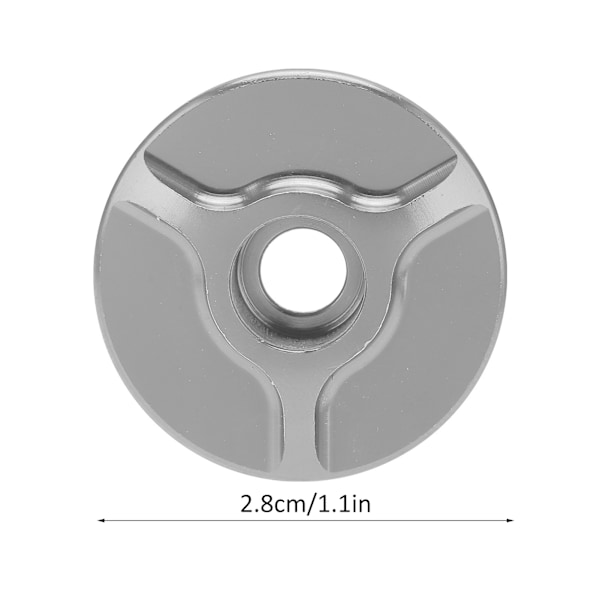 Cykling Elegans, Topplock för Headset i Aluminiumlegering, Enkel Elegant Design, Precisionspassform för MTB Landsvägscyklar, Kompressionsplugg Säkerställer Hög Hållfasthet