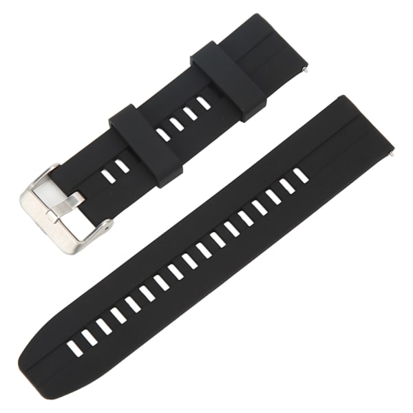Smartwatch-armband i mjuk silikon, ersättning för Huawei GT2 GT2e, svart