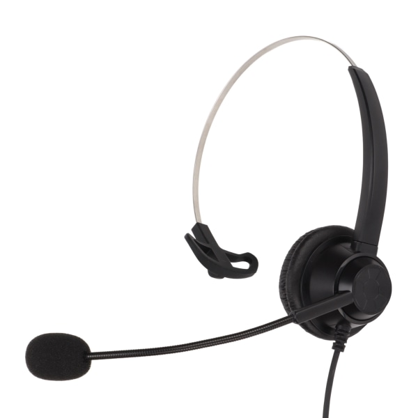 H360‑3.5MV 3.5mm Office Headset Monaural Call Center Headset Stödjer Högtalarvolymkontroll och Mikrofonavstängning