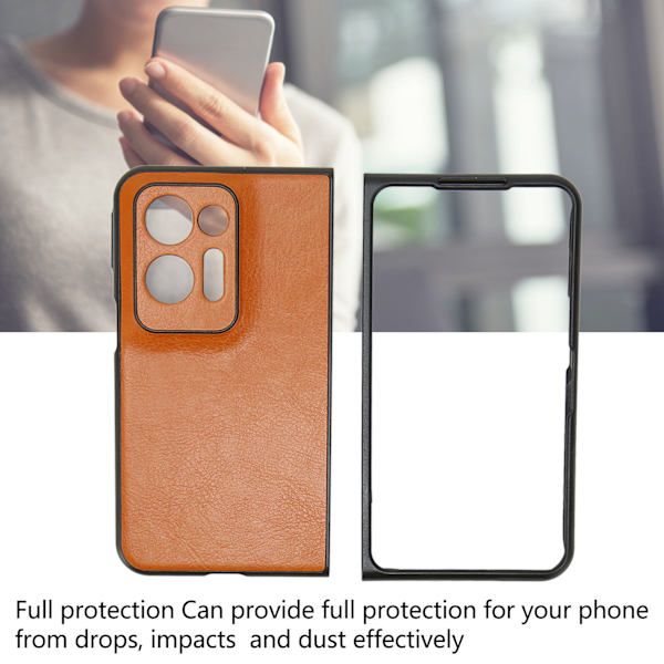Foldbar telefonetui Fashional Stripe behagelig perfekt pasform telefon foldbar telefoncover til Oppo Find N2