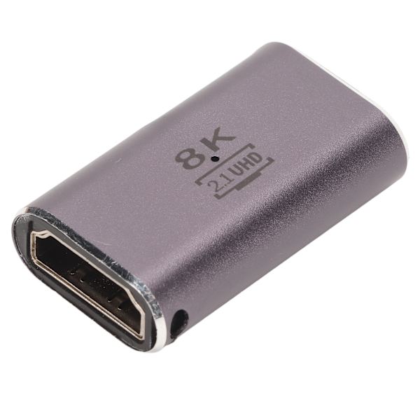 HD Multimedia Interface-koppling, hona till hona, UHD 8K HD Multimedia Interface-adapter för TV-box, bärbar dator, PC, DVD