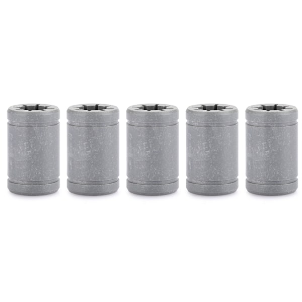 5Pcs 3D Printer Plastic Bearing Gray Solid Polymer RJMP-01-08 for 10-30mm Shaft Diameter