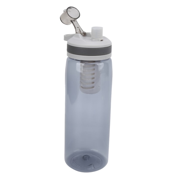 Vattenrenare med ihålig fibermembran, portabel filtrerad vattenflaska, säkert dricksvatten för camping, vandring och nödsituationer (770ml)