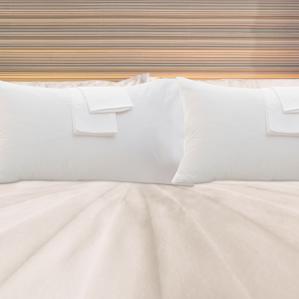 2 kpl Puuvilla Mukava Antiallerginen Tyynyliina Tyynynpäällinen Koti Dekor (Valkoinen 40*60cm)