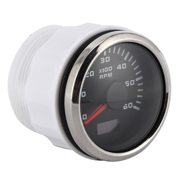 52mm/2in 6000RPM omdrejningstæller LCD til auto påhængsmotor konstruktionsmaskiner motorcykel
