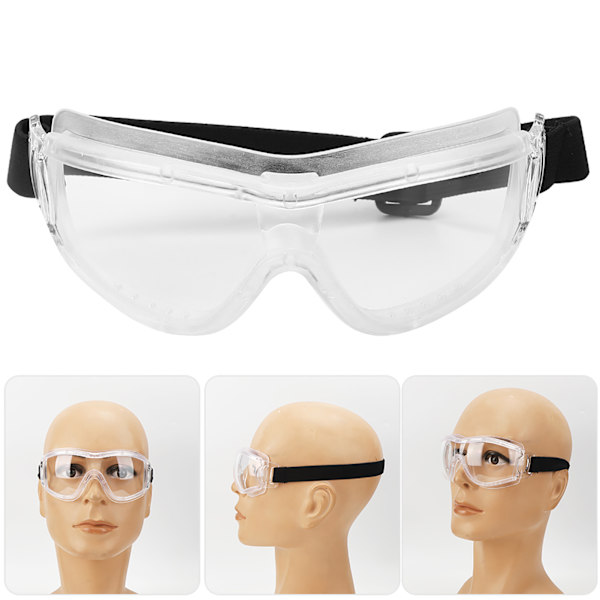 Børns sikkerhedsbriller AntiSpittle Kid Antifog Transparent Udendørs Beskyttelsesbriller(blanc )