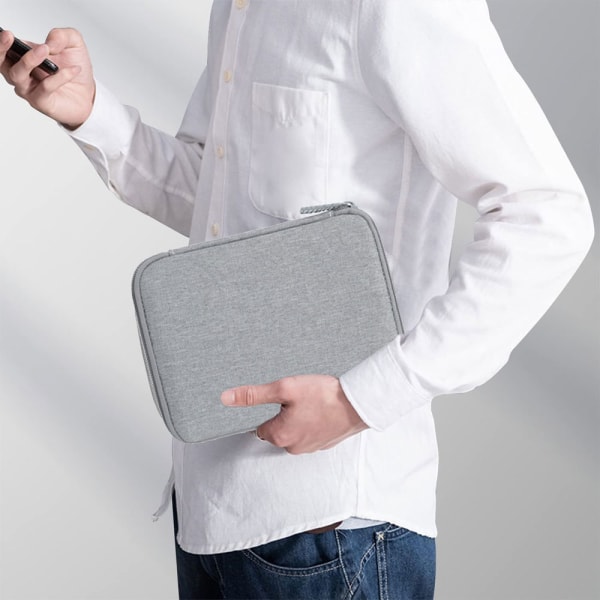 Förvaringsväska för datakabel, powerbank, USB-minne, hörlursförvaring