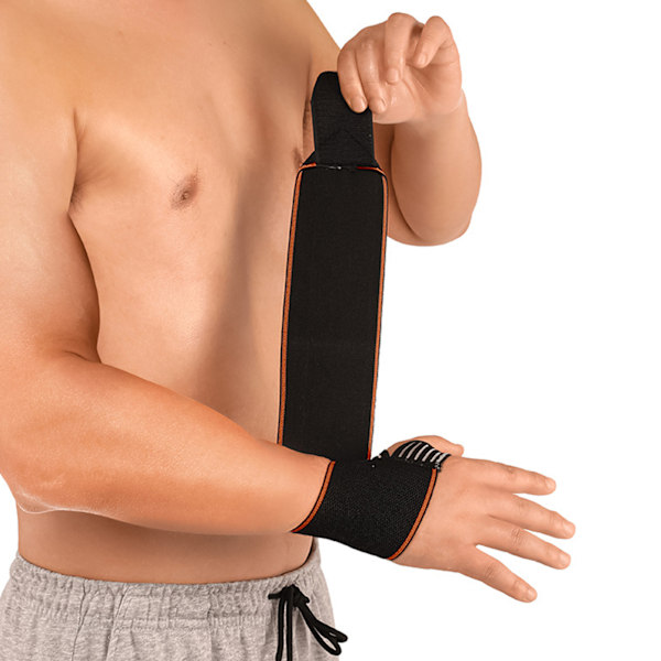 2 st handledsstöd bandage högelastisk fitness handledsskydd bandage handledsskydd