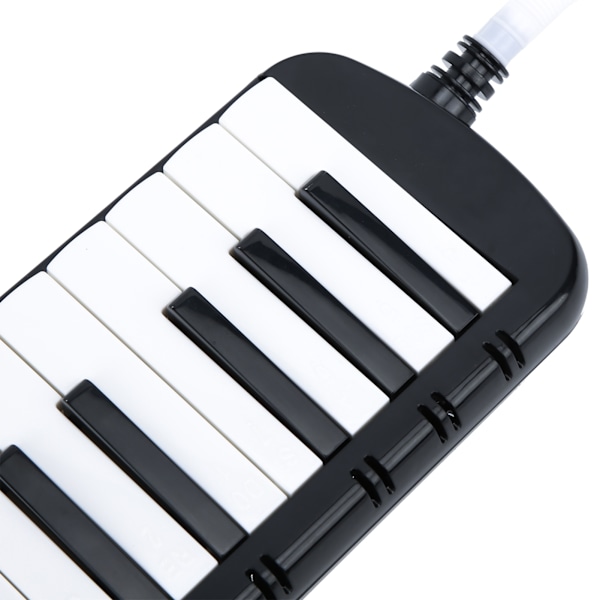 Melodica 37 kosketinta näppäimistö tuuli soitin aloittelijoille ammattimainen koulutus musta