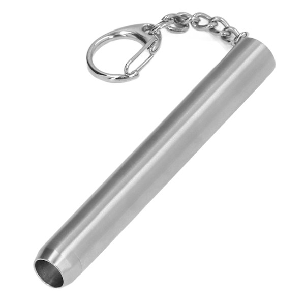 Mini LED-taskulamppu 500LM 304 ruostumaton teräs kannettava napilla