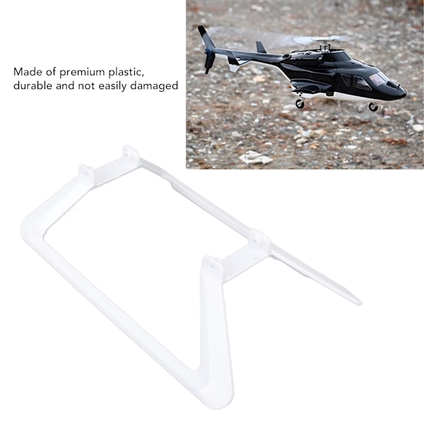 Landningsställ för fjärrstyrd helikopter, plast, landningsutrustning för FW450 V3 RC-helikopter, vit