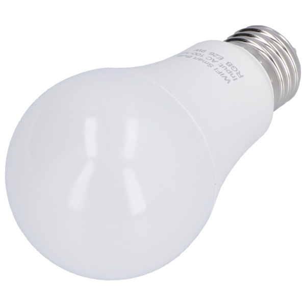 9W WIFI-älylamppu, äänikäyttöinen langaton kotitalous RGB