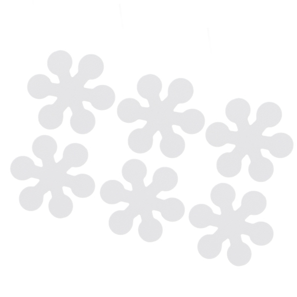 20 st badkarsdekaler transparent snöblomma form halkfri självhäftande badkarsdekaler för badrum pool