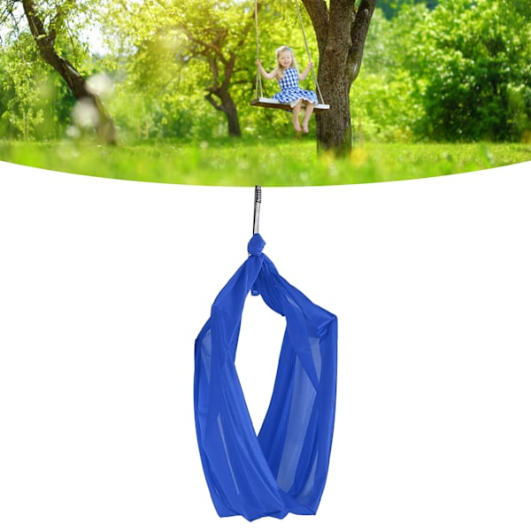 Children Stretch Hammock Elasticity Learning Skills Get Life Relaxation Comfortable Children Hammock Swings for PlayingBlue