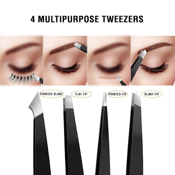Kit   8in1   Multipurpose Eyebrow Tweezers Kit