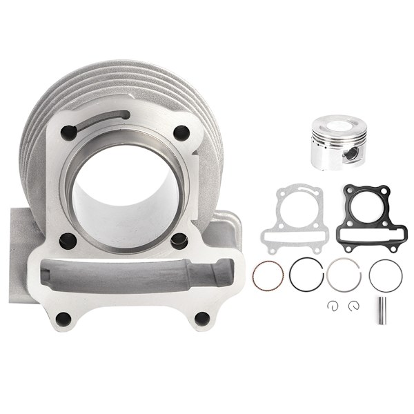 Motorcylinder Rebuild Kit med stempelring, stift, pakning, knallert, scooter, passer til GY6 80CC