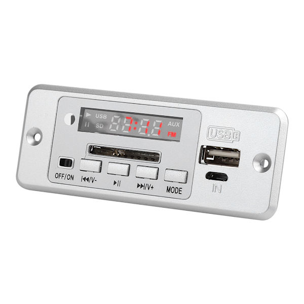 5V MP3 Audio Dekoder Modul USB FM Radio MP3 Dekodningstavle Musikafspiller med Effektforstærker