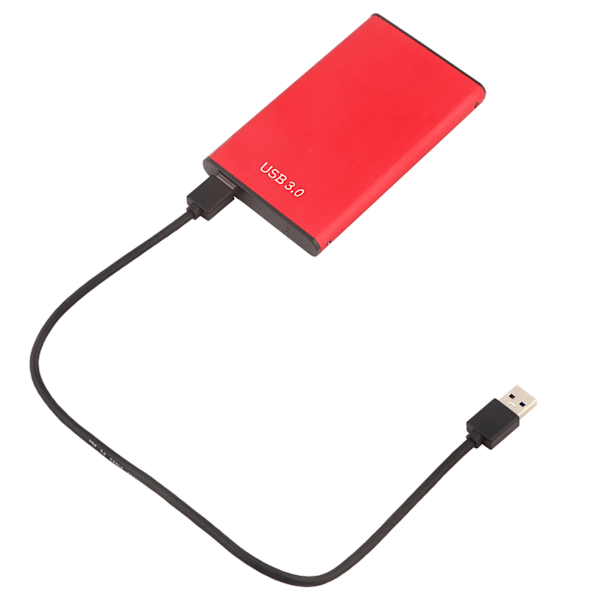 Mobil hårddisk röd för OS X/XP/Win7/ Win8/Win10/Linux-dator YD0018 2,5 tum 50‑130M/S