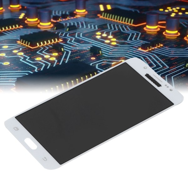 Näytön vaihto LCD-näyttö Kosketusnäytön digitointiyksikön kokoonpano Samsung Galaxy J710Whitelle