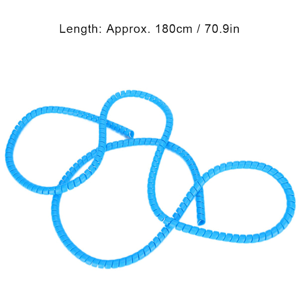 180cm Kabelskydd Spiral AntiBite AntiBreak Kabelskydd för Husdjur Katt(Kabelskydd )