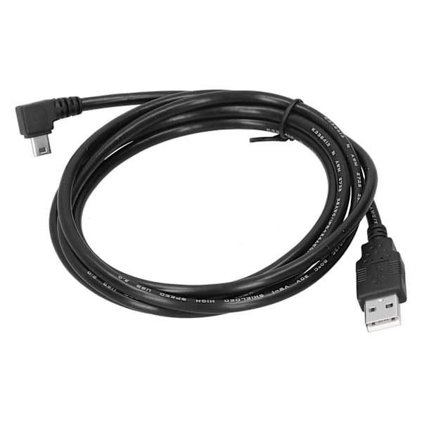 Venstre albue datakabel USB2.0 hann til Mini USB hann harddisk tilbehør U2-057-LE-1.8M
