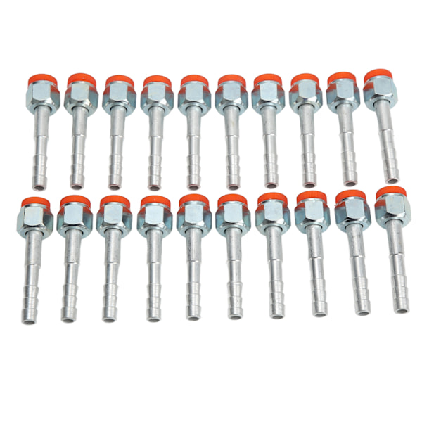 20 stk. Aircondition Slange Barb Fitting Lige Aluminium Høj Styrke Universal til Biler Lastbiler