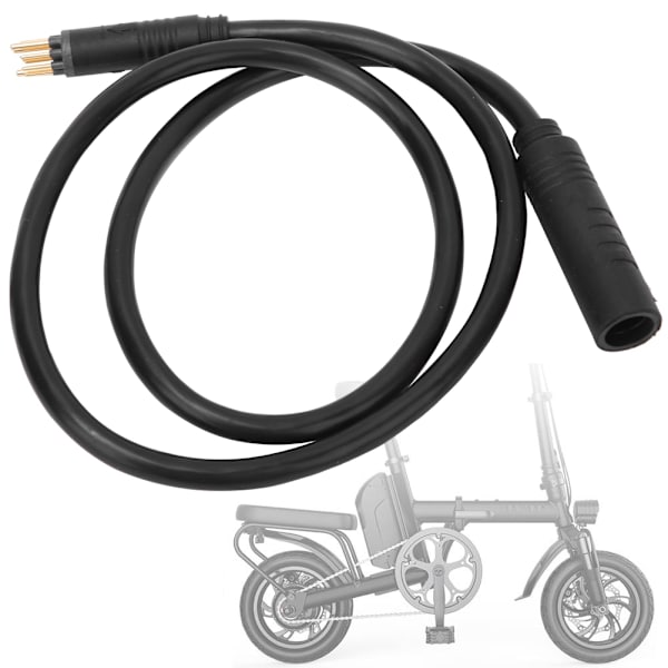 9 Pin Hjulmotor Forlængerkabel til Elcykel Hun til Han Ledning E Cykel Tilbehør(1.5*600mm )