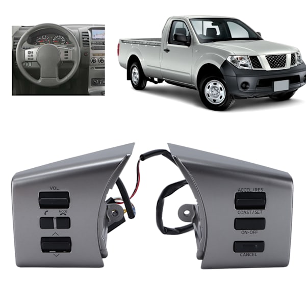 Ohjauspyörän kytkimen ohjauspainike Auton sovitukset Vaihto Nissan Navara Frontier Pathfinderille 2005‑2015